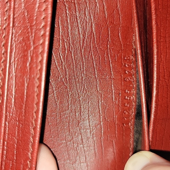 RARE Authentic Gucci Bamboo Red Card Holder - Picture 8 of 10